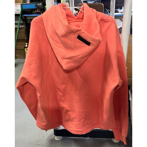 Essentials Fear Of God Relaxed Hoodie Coral Size Large NWT - Picture 5 of 7